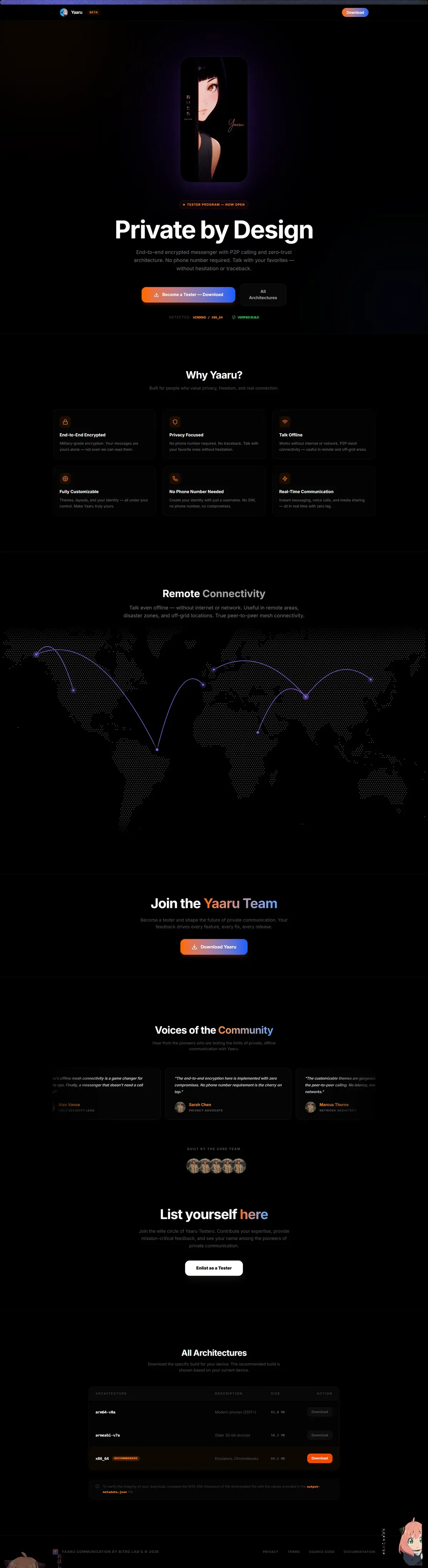 YaaruChat project showcase